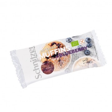 Muffins con Arandanos SinGluten Bio 140g Schnitzer