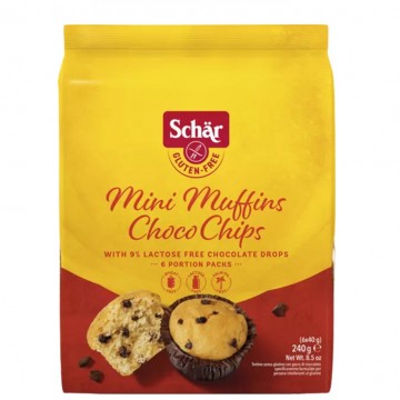 Mini Muffins Choco Chips SinGluten 6x40g Dr. Schar