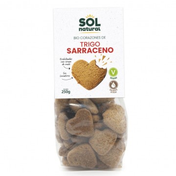 Galletas Trigo Sarraceno Bio Vegan 9x250g Solnatural