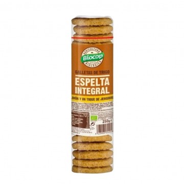 Galletas Trigo Espelta Integral con Limon y Jengibre Bio 250g Biocop