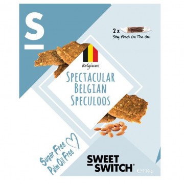 Galletas Speculoos Belgas SinAzucar 110g Sweet Switch