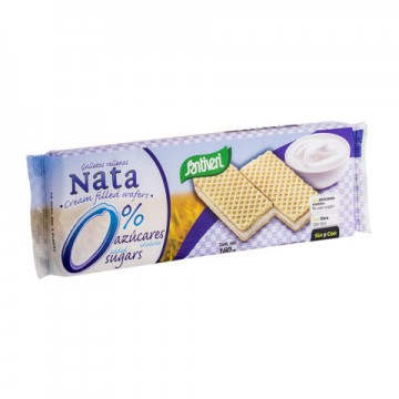 Galletas Rellenas de Nata SinAzucar 120g Santiveri