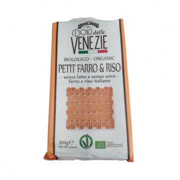 Galletas Petit de Espelta y Arroz Bio Vegan 300g Dolci Delle Venezie