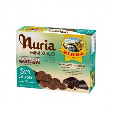 Galletas Mini Choco SinGluten 200g Nuria