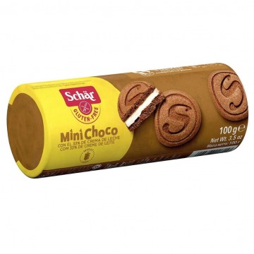 Galletas Mini Choco Rellenas SinGluten 100g Dr. Schar