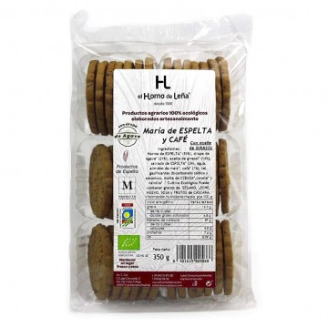 Galletas Maria de Espelta y Cafe Eco 350g El Horno De Leña