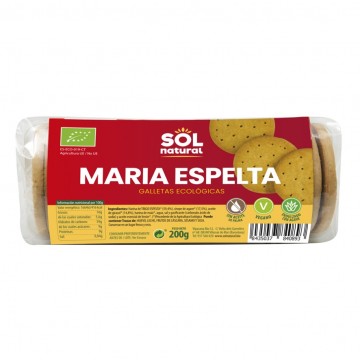 Galletas Maria de Espelta Bio Vegan 200g Solnatural