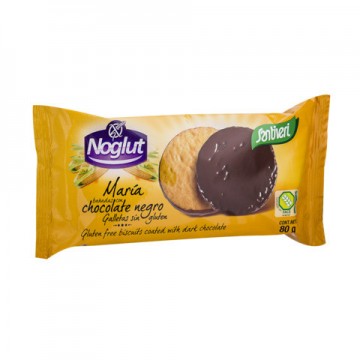 Galletas Maria Bañadas con Chocolate Negro SinGluten 80g Santiveri