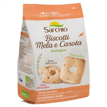 Galletas Manzana Zanahoria Vegan Eco 250g Sarchio