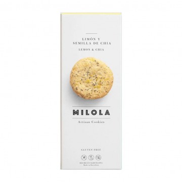 Galletas Limon y Semillas de Chia SinGluten 140g Milola