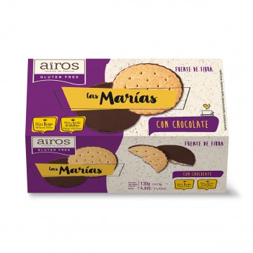 Galletas Las Marias con Chocolate SinGluten 130g Airos