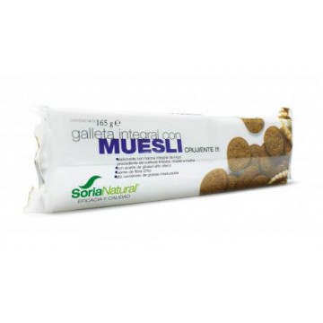 Galletas Integrales con Muesli 165g Soria Natural