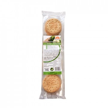 Galletas Integrales con Avena y Manzana SinAzucar 200g Int-Salim