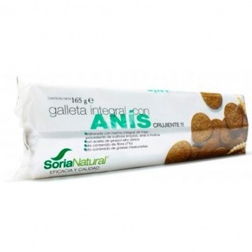 Galletas Integrales con Anis SinAzucar 165g Soria Natural