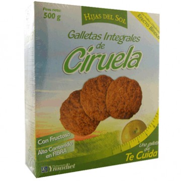 Galletas Integrales Ciruela 500g Hijas del Sol