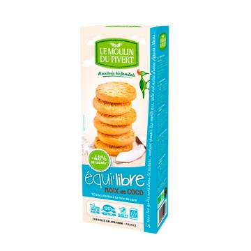 Galletas Equilibrio con Coco Bio Vegan 150g Le Moulin De Pivert