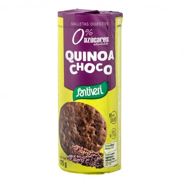 Galletas Digestive Quinoa y Chocolate 175g Santiveri