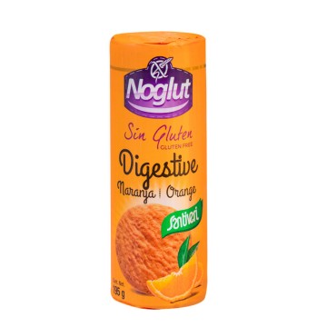 Galletas Digestive Naranja Noglut SinGluten Vegan 195g Santiveri