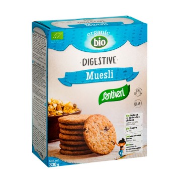 Galletas Digestive Muesli Bio 330g Santiveri