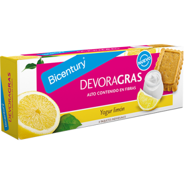 Galletas devoragras Yogur y Limon 160g Bicentury