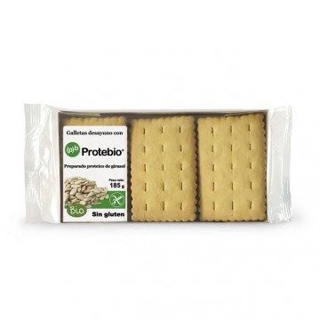 Galletas desayuno con Protebio SinGluten Bio 185g Mandole