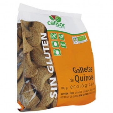 Galletas de Quinoa Celisor SinGluten Bio Vegan 200g Soria Natural