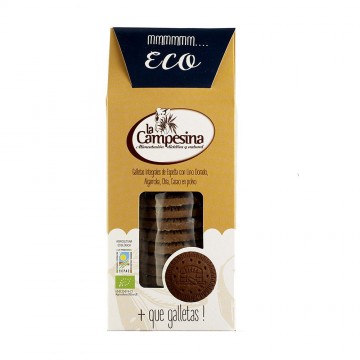 Galletas de Espelta Lino Algarroba Chia y Cacao Saciante Eco 115g La Campesina