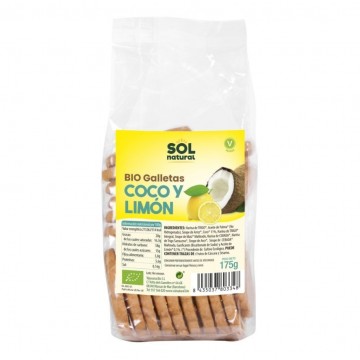 Galletas de Coco y Limon Eco 11x175g Solnatural