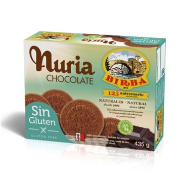 Galletas de Chocolate SinGluten SinAzucar 435g Nuria