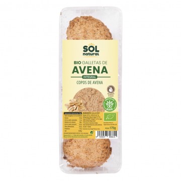 Galletas de Avena y Agave Bio 11x175g Solnatural