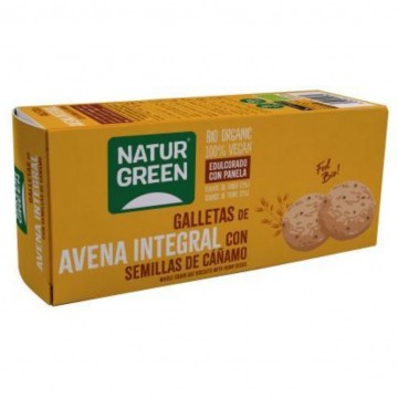 Galletas de Avena Integral Cañamo Bio 140g Natur-Green