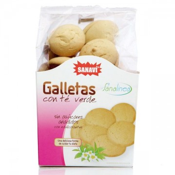 Galletas con Te Verde SinAzucar 100g Sanavi