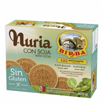 Galletas con Soja SinGluten 420g Nuria