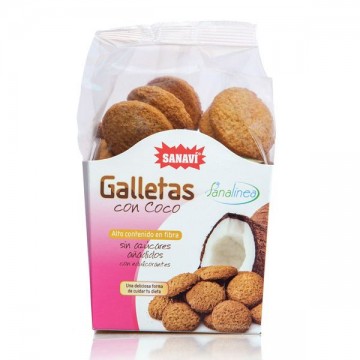 Galletas con Coco SinAzucar 200g Sanavi