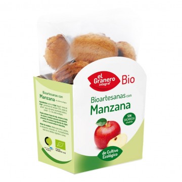 Galletas Bioartesanas con Manzana Bio 250g El Granero Integral