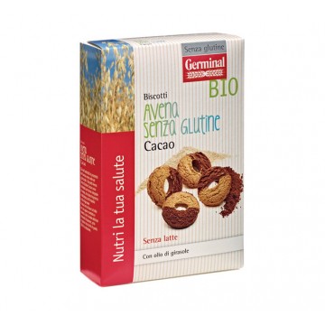 Galletas Avena con Cacao SinGluten Bio 250g Germinal