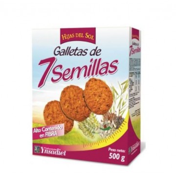 Galletas 7 Semillas 500g Hijas Del Sol