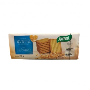 Galleta Salvado Avena Vegan 270g Santiveri