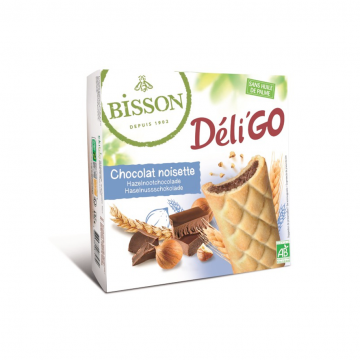 Galleta DeliGo Chocolate Avellanas Bio 150g Bisson