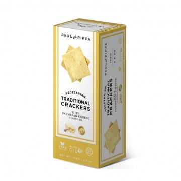 Crackers de Queso Parmesano y Aceite de Oliva 130g Tek