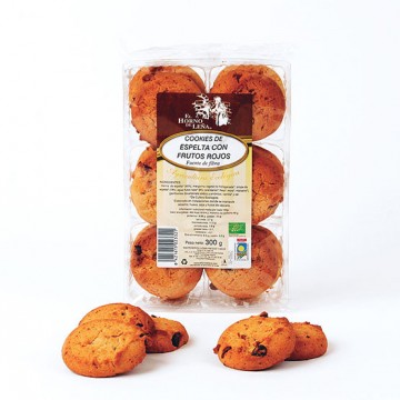Cookies Espelta Frutos Rojos Eco 220g El Horno De Leña