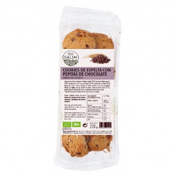 Cookies de Espelta con Pepitas de Chocolate 200g Eco-Salim