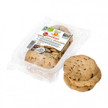 Cookies de Avena con Coco y Chocolate Bio Vegan 140g Vegetalia