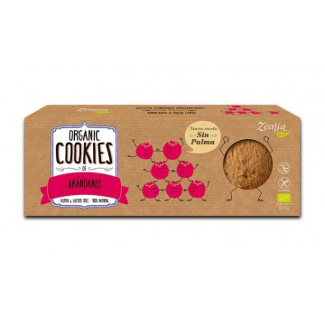 Cookies de Arandanos SinGluten Bio 9x135g Zealia