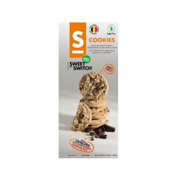 Cookies con Chocolate Belga con Stevia Sin Gluten 100g Sweet Switch