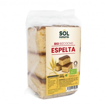 Bizcocho Espelta Bio 300g Solnatural