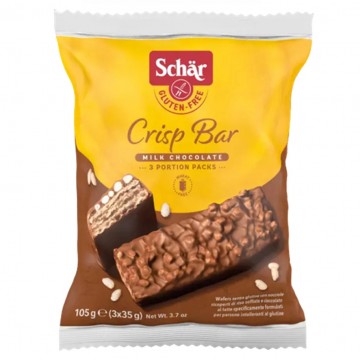 Barrita de Chocolate Crisp Bar SinGluten 105g Dr. Schar