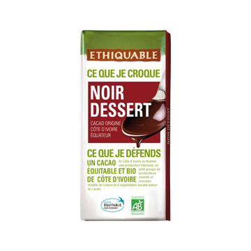 Chocolate Fundir Bio 200g Ethiquable