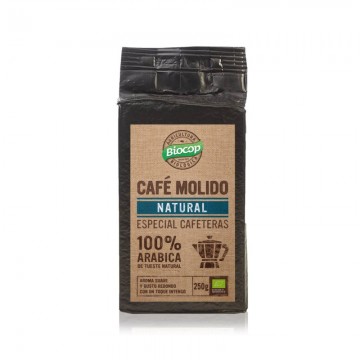 Cafe Molido Natural 100% Arabica Bio 250g Biocop