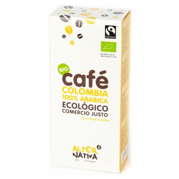 Cafe Molido Colombia Arabica SinGluten Bio 250g Alternativa3